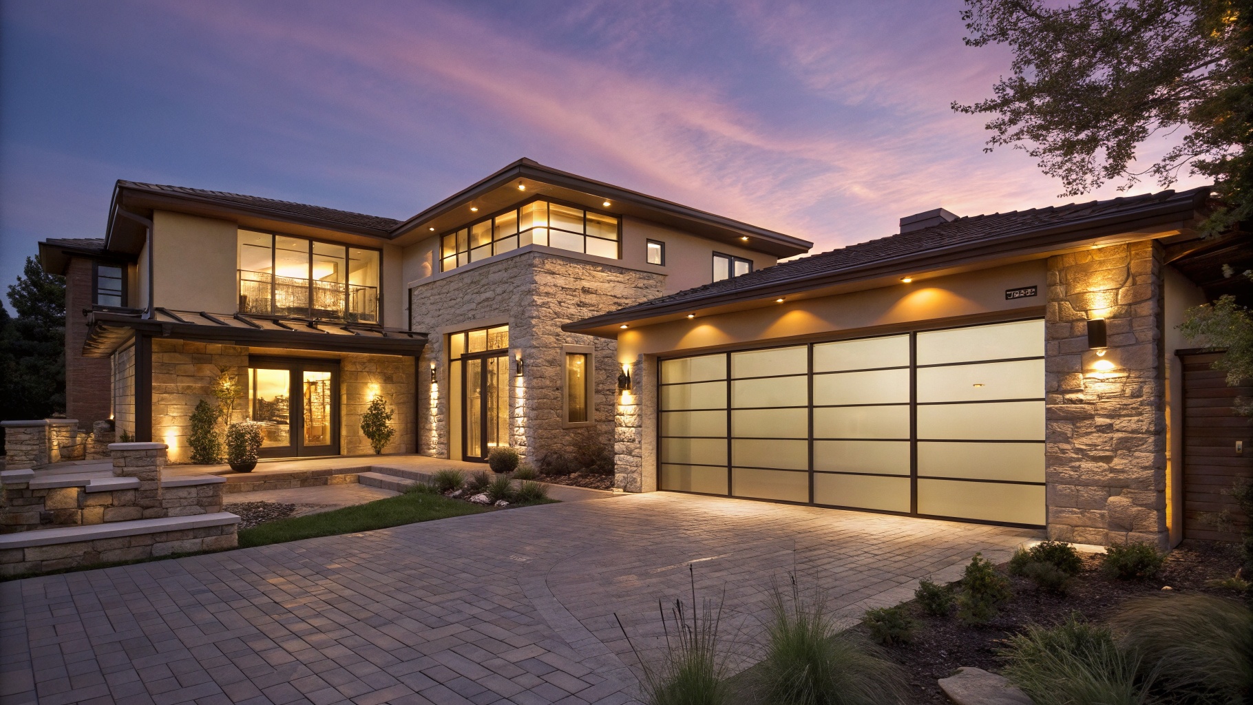 Modern Home Twilight